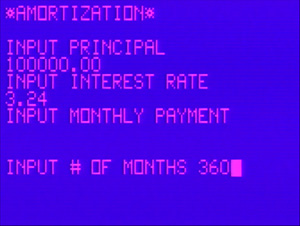 (Mortgage) Amortization Program